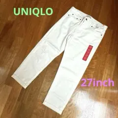 UNIQLO レディース　スリムボーイフレンドフィットアンクルジーンズ　27in