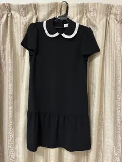 RED VALENTINO フリル襟 ミニワンピース ブラックのサムネイル