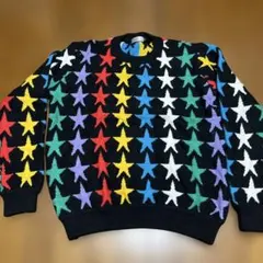 Lazy Tokyo カラフル星柄 ニットセーター フリーサイズ、超希少！！