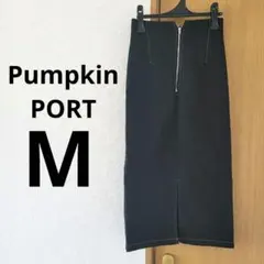 タイトスカート ロング Pumpkin PORT ジッパー ブラック Mのサムネイル