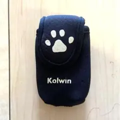 Kolwin 小物入れ ネイビー 足跡デザイン レディース　ゴルフ用ボールポーチのサムネイル