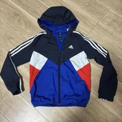 adidas ウィンドブレーカー フード付き