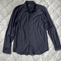 UNIQLO ネイビー 長袖シャツ Mサイズ