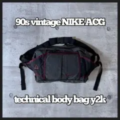90s vintage NIKE ACG technical body bag