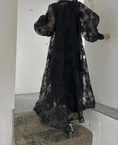 【3月限定値下げ willfully】 花柄刺繍オケージョンドレス Mサイズ