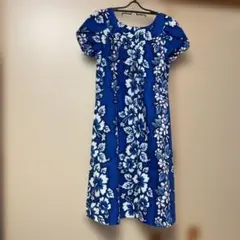 ♡PāʻūSkirtShop♡リーフ柄 ハワイアンムームードレス - メルカリ