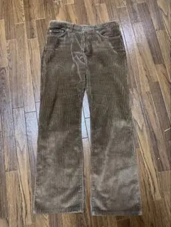 D&G ブラウン コーデュロイ パンツ　古着　ドルガバ　00s フレアパンツ