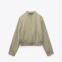 【新品タグ付き】ZARA フルイドボンバージャケット