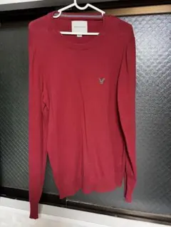 AMERICAN EAGLE レッド クルーネックセーターのサムネイル