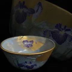 【plan9jetcity】深川製磁 金プラチナ銀彩 紅葉流水紋 飯茶碗 plan9jetcity様専用】深川製磁 金プラチナ銀彩 紅葉流水紋 飯茶碗