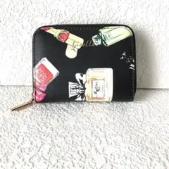 二つ折りコンパクト財布ウォレット◇お札カード小銭