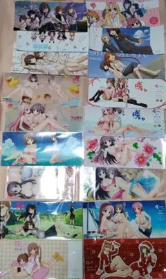 咲-Saki- ブックカバー18枚セット メロンブックス購入特典 掛け替えカバー