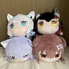 ホロライブプロダクション 寝そべりぬいぐるみタグ付き 4種×2個 合計