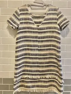 ZARA 未使用品 ツイードミニワンピース