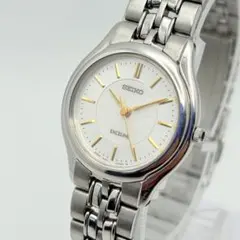 【新品電池/美品】稼働 セイコー 腕時計 エクセリーヌ レディース シェル文字盤