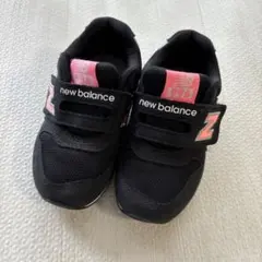 New Balance IZ996 キッズ スニーカー ブラック ピンクのサムネイル