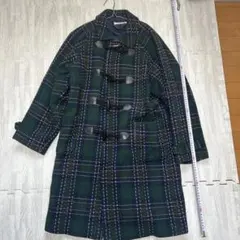 ダッフルコート　グリーン　深緑