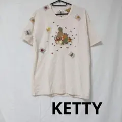 美品✨KETTY 刺繍半袖Tシャツ M ヴィンテージ