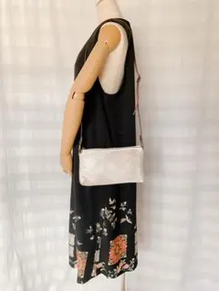 帯リメイク、ショルダーバッグ、携帯スマホポーチ、斜めがけポシェット、ハンドメイド