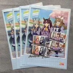 ファミマ　ウマ娘　クリアファイル　缶バッジ　セット 8点