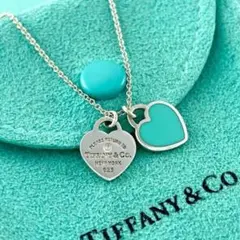 Tiffany & Co. 】リターントゥ ダブルハート ネックレス 箱紙袋付