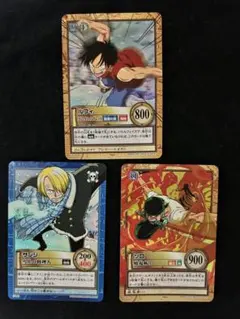 ワンピース カード 初期 ルフィ サンジ ゾロ 3枚セット