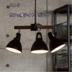 ニトリ ペンダントライト ランタナ(BK/VI) 電球3個もお付けします