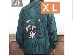 ワコマリア 虎　長袖シャツ　グリーン　xl