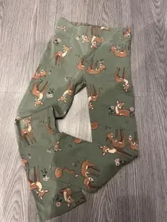 H&M 鹿プリント ロングパンツ 6X バンビ 120