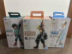 一番くじ　未開封　僕のヒーローアカデミア フィギュア3体セット