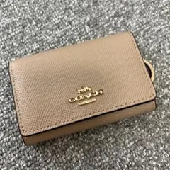 COACH キーケース ベージュ