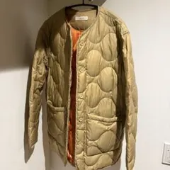 TODAYFUL キルティングダウンジャケット カーキ　オレンジ