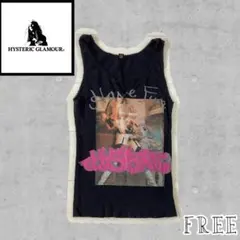 【HYSTERIC GLAMOUR】80s 90s ヴィンテージタンクトップ 黒