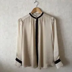 アンプーファム LEFTY ブラウス ベージュ
