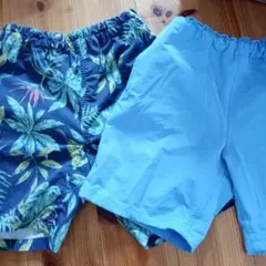 BREEZE 花柄半ズボン130 & and D. 無地120