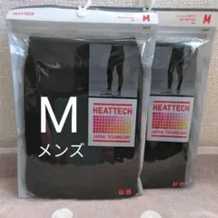 ユニクロ　ヒートテックタイツ　メンズ　　ブラック　Mサイズ　 ２枚 　a8n