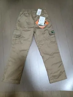 新品未使用 子供用カーゴパンツ ウエストゴム サイズ120 ベージュ