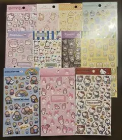 サンリオ　箔押しシール　11種セット売りのサムネイル