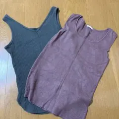 GU タンクトップ レディース 2枚