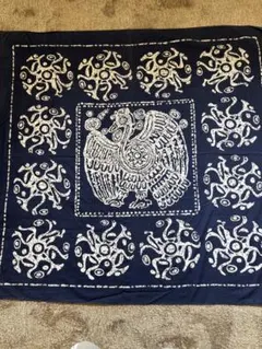 藍染古布　マルチカバー　ハンドメイド 藍染古布 マルチカバー ハンドメイド