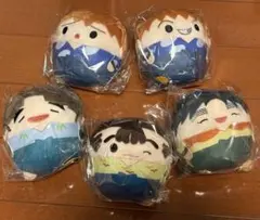 忍たま乱太郎　ふわコロりん6 5年生　不破　鉢屋　尾浜　竹谷　久々知　私服