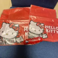 【入手困難】キティ　ビニールポーチ　大小セット　印鑑ケース