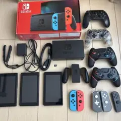 Nintendo Switch 本体3台+Joy-Con5台+周辺機器まとめ売り