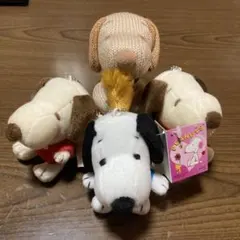 スヌーピーぬいぐるみキーホルダー