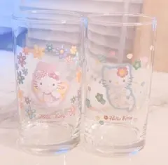 サンリオ HELLO KITTY ハローキティペアセット グラス コップ