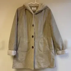 ZARA キッズ　アウター フード付き ベージュコート 13-14 164㎝