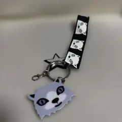 猫の顔キーホルダー 星形　チャーム