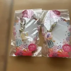ナナコプラス　ななひめ　ももひめ　キーホルダー　色褪せあり