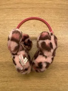 ディズニー ミニー ヒョウ柄 イヤーマフ 耳当て 耳あて ピンク