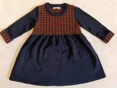 美品 ファミリア ニット ワンピース 90